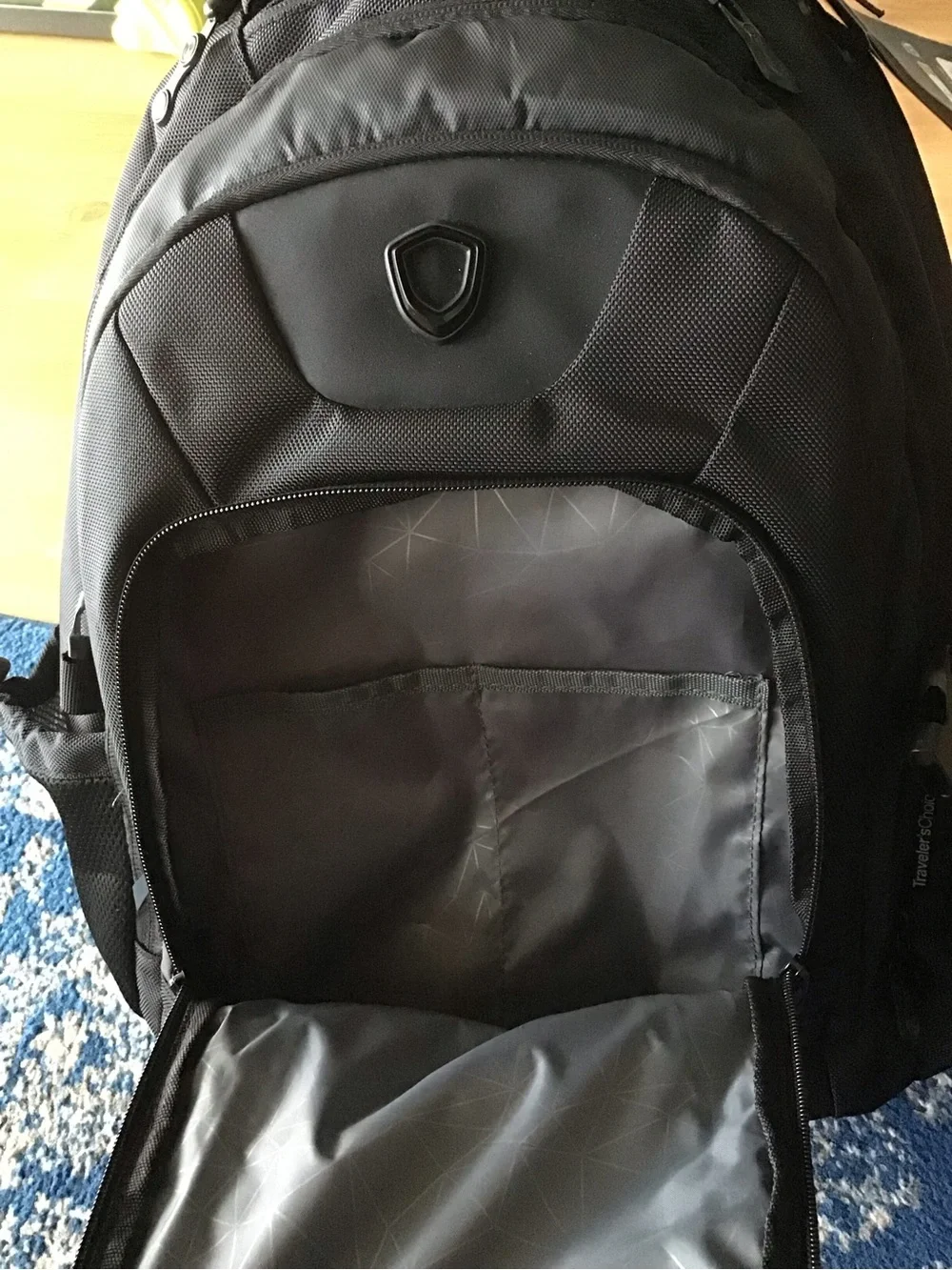 Black Men's Travel Backpack